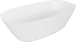 Mexen Como szabadon álló kád konglomerátumból, 150 x 82 cm, fehér matt - 57311508200 (57311508200)