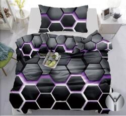  APIS fekete pamut ágynemű Ágyneműhuzat mérete: 70 x 90 cm | 140 x 200 cm