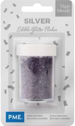 PME Sprinkles Glitter Flakes, ezüstös lila TiO2 nélkül - PME (GF151)