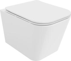 Mexen Teo WC csésze Rimless Tornado lassan záródó slim, duroplast, fényes fehér - 30850600T (30850600T)