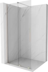 Mexen Velar tolóajtós zuhanyfal Walk-in 85 x 200 cm, átlátszó 8 mm, kefélt nikkel - 871-085-000-03-97 (871-085-000-03-97)