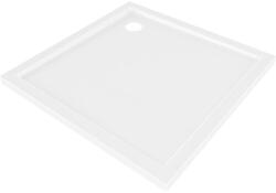 Mexen Flow slim négyzet alakú zuhanytálca 75 x 75 cm, fényes fehér - 46S107575 (46S107575)