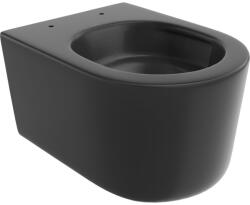 Mexen Sofia WC csésze Rimless Tornado, fekete matt - 3354XX85T (3354XX85T)