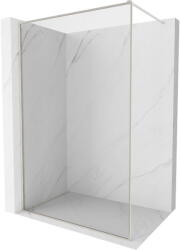 Mexen Kioto-XF zuhanyfal Walk-in kerettel 90 x 202 cm, áttetsző 10 mm, csiszolt nikkel - 800-090-104-97-00-X (800-090-104-97-00-X)