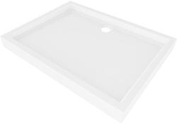 Mexen Flow+ téglalap alakú zuhanytálca 90 x 70 cm, fényes fehér - 46R107090H (46R107090H)