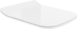 Mexen Cube lassan lecsukható Slim WC-ülőke, duroplast, fényes fehér - 39240000 (39240000)