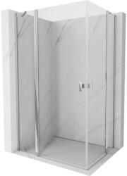 Mexen Mist Duo sarokkád, 105 x 85 cm, átlátszó, króm - 8A4-105-085-01-00 (8A4-105-085-01-00)
