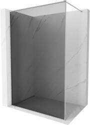 Mexen Kioto-F Walk-in zuhanyfal kerettel 140 x 202 cm, grafit 8 mm, króm - 800-140-104-01-40 (800-140-104-01-40)
