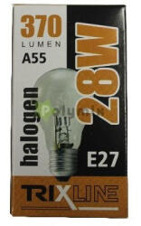 Trixline 28W E27 370lm 2700K A55 halogén izzó (Trixline-28W-E27)