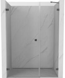 Mexen Lunar-B balos ajtós zuhanyajtó balos 140 cm, átlátszó, gun metal - 832S-140-050-95-00-L (832S-140-050-95-00-L)