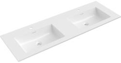 Mexen Otis beépíthető mosdókagyló dupla 141 x 46, 5 cm, fényes fehér - 25181400D (25181400D)