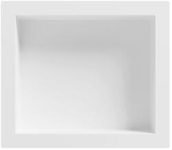 Mexen X-Wall-S SMC süllyesztett polc peremmel, 35, 5 x 40, 7 cm, fehér - 1901354109 (1901354109)