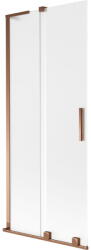 Mexen Velar L kétszárnyú toló zuhanyfal 85 x 150 cm, matt, rózsaarany - 896-085-003-31-60 (896-085-003-31-60)