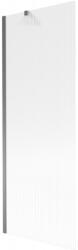 Mexen Next fürdőkád paraván 1-szárnyú 70 x 150 cm, csíkos, gun metal - 895-070-000-00-09-95 (895-070-000-00-09-95)