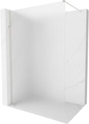 Mexen Kioto-X Walk-in zuhanyfal 140 x 200 cm, matt üveg 10 mm, kefélt nikkel - 800-140-101-97-30-X (800-140-101-97-30-X)