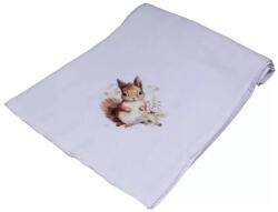 Textil tetra kifogó mókus mintával 140*140cm - babastar