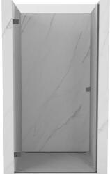 Mexen Lunar-B 65 cm-es balra nyíló zuhanyajtó, áttetsző, gun metal - 832-065-000-95-00-L (832-065-000-95-00-L)