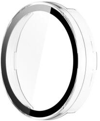 Garmin Lily 2 / Lily 2 Active, Műanyag védőkeret, kijelzővédő üveggel, közepesen ütésálló, szíj nélkül, átlátszó