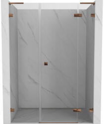 Mexen Lunar L jobbra nyíló zuhanyajtó 120 cm, átlátszó, rózsaarany - 834SL-120-050-60-00-P (834SL-120-050-60-00-P)