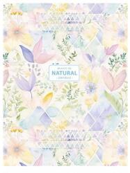 Shkolyaryk Publishing House Füzet, tűzött, A5, kockás, 48 lap, SHKOLYARYK "Natural", vegyes (SB485240K) - tintasziget