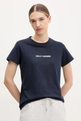 Helly Hansen pamut póló CORE női, sötétkék, 54591 - sötétkék S