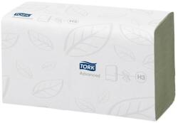 Tork Kéztörlő, Z hajtás, 2 rétegű, 250 lap, H3 rendszer, Advanced, TORK "Singlefold", zöld (KHH463) - tintasziget