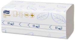 Tork Kéztörlő, tömörített, Interfold, 2 réteg, 170 lap, H2 rendszer, Premium, TORK "Xpress Soft Multifold", fehér (KHH838) - tintasziget