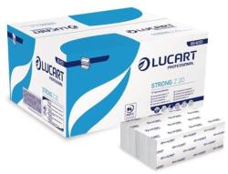 LUCART Kéztörlő, Z hajtogatott, 2 rétegű, 200 lap, Slim adagolóhoz, LUCART "Strong", fehér (UBC55) - tintasziget
