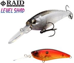 Raid Japan Level Shad 50, 3mm 4, 3g Su 035 Sparkling Red wobbler (RAID28769)