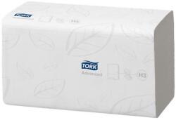 Tork Kéztörlő, Z hajtás, 2 rétegű, 250 lap, H3 rendszer, Advanced, TORK "Singlefold", fehér (KHH350) - tintasziget