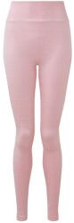 TriDri® Női varrás nélküli 3D Fit leggings - Világos rózsaszín melír | XS (TR512-1000408279)