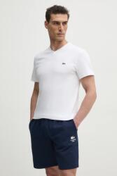 Lacoste pamut póló zöld, férfi, sima, TH5077 - fehér L