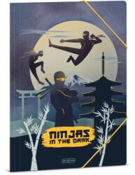 Ars Una A4 Gumis mappa Ninjas in the dark (5457) 25 (50214570)