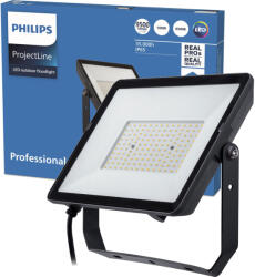 Philips LED reflektor lámpa reflektor 100W 9500lm 6500K IP65 fekete ProjectLine Philips (8719514954625)