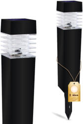 Lumileds Napelemes LED kerti lámpa NARIS hajtott oszlop 40cm LUMILED (LUMSOL1030)