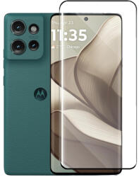 Motorola Edge 50 5G üvegfólia, tempered glass, előlapi, 5D, edzett, hajlított, fekete kerettel