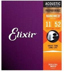 Elixir 16002 PHOSPHOR akusztikus gitár húrkészlet 11-52