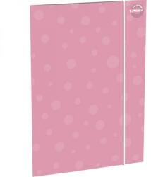 T-Creativ gumis mappa - A4 - rózsaszín / pöttyös (TC25-D090040A4P-949528-9SOTETROZSA-POTTY)