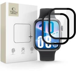 Tech-Protect Glass Flex 2x üvegfólia Huawei Watch Fit 3 / 4, fekete
