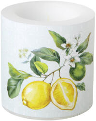 Kert és Otthon Citrom mintás hangulatgyertya, 10, 5 cm (CKM1035128)