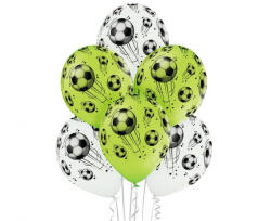 Godan Football, Focis léggömb, lufi 6 db-os 12 inch (30 cm) MLG003314 (MLG003314)