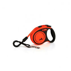 flexi Xtreme szalagos automata póráz XS 3m, narancs 15kg-ig