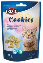 TRIXIE Jutalomfalat Macskának Cookies lazaccal 50g - blupet