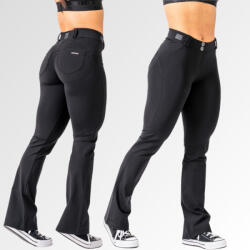 NEBBIA - Flared Bubble Butt leggings 2.0 POWER LIFT 308 (black) (M) - NEBBIA
