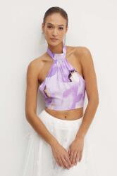 Bardot top ALORA lila, mintás, 59391TB - lila M