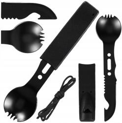 HARAHU CTS-01 8in1 multifunkciós evőeszköz - Fekete