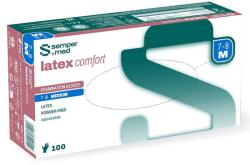 Sempermed Sempermed® latex comfort, XS-es méret, púdermentes latex kesztyű, fehér, 100 db