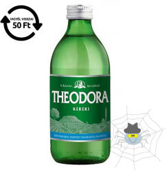 Theodora szénsavas üveges ásványvíz - 0, 33 L DRS