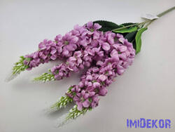  Szarkaláb 5 ágú selyem csokor 57cm - Lila