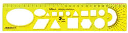 Optima Sablon vonalzó OPTIMA hajlékony sárga 30cm (VL_2789417260)